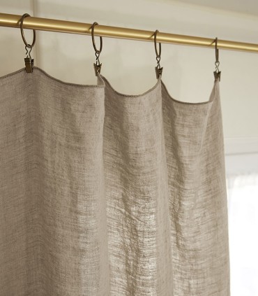 Rideaux en lin lavé