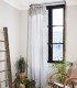 Rideaux en gaze de coton