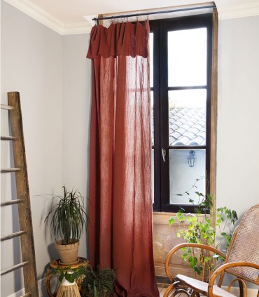 Rideaux en gaze de coton