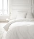 Parure 100% coton percale chantilly
